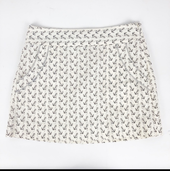J. Crew Dresses & Skirts - J. Crew Nautical Anchors Side Pockets Mini Skirt